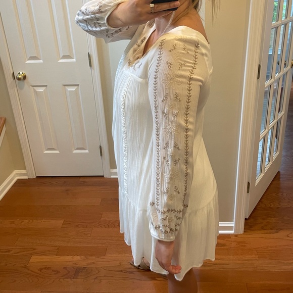 EUC Xhiliration Flowy Bohemian A-Line Dress Sz L - Picture 2 of 9